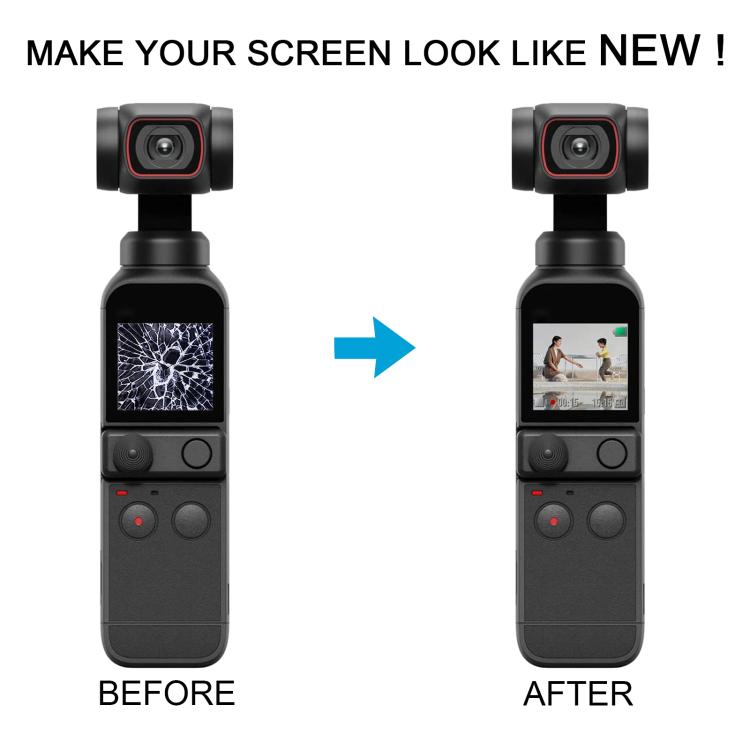 Schermo LCD originale con digitalizzatore per DJI Osmo Pocket 1, assemblaggio completo., For DJI Osmo Pocket (Original)