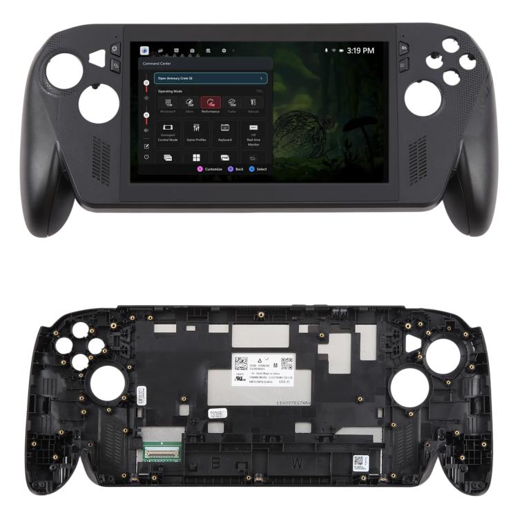 Schermo LCD digitalizzatore completo con cornice per Asus ROG Xbox Ally X 2025 RC73XA., For Asus ROG Xbox Ally X 2025