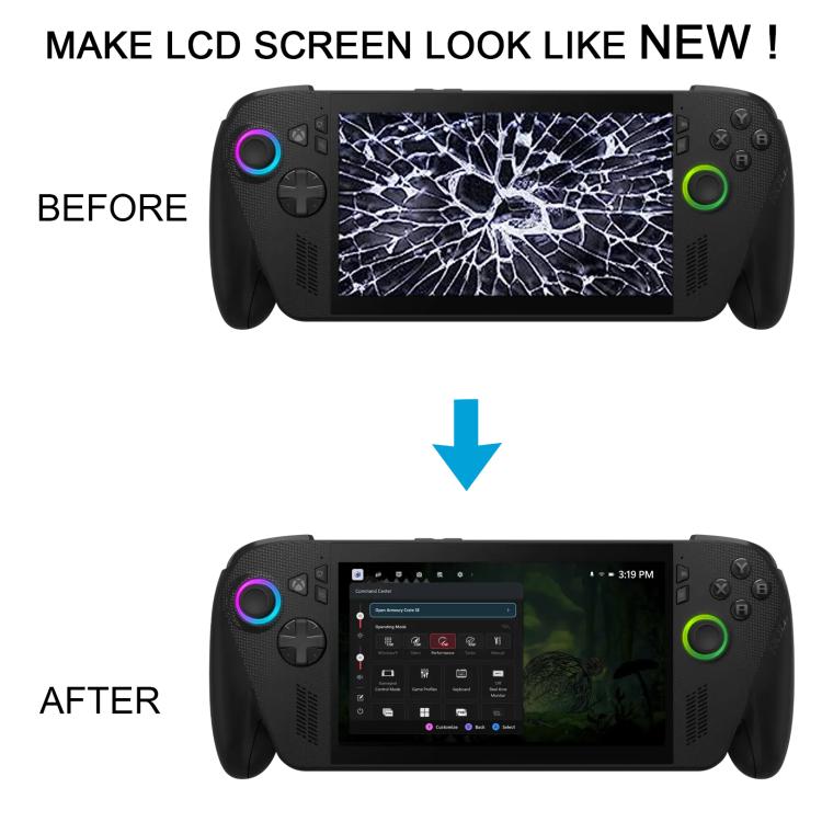 Schermo LCD digitalizzatore completo con cornice per Asus ROG Xbox Ally X 2025 RC73XA., For Asus ROG Xbox Ally X 2025