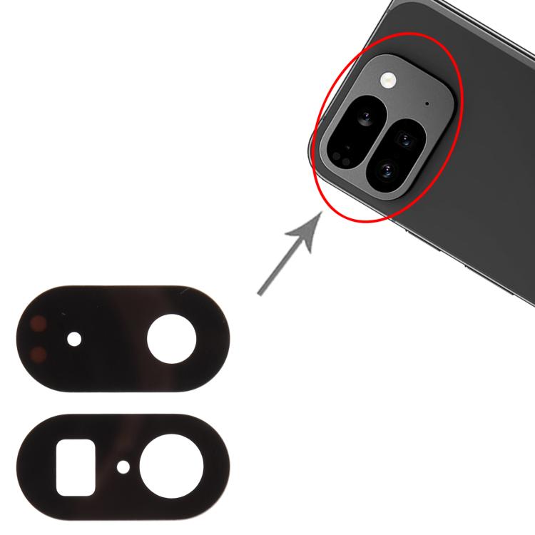 Per Google Pixel 9 Pro Fold, 10 lenti per fotocamera posteriore, For Google Pixel 9 Pro Fold