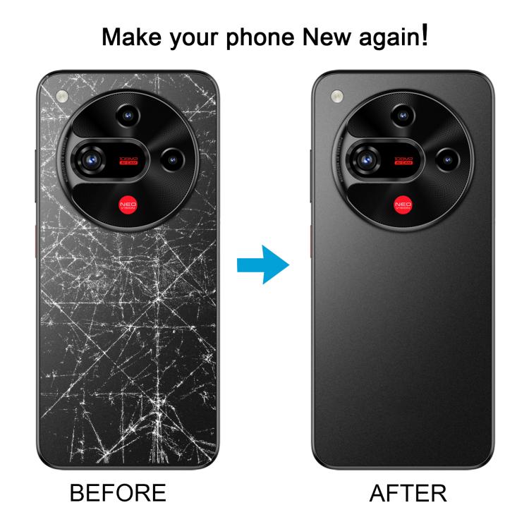 Cover posteriore in plastica con copriobiettivo per ZTE nubia Focus 2 Z2462N., For ZTE nubia Focus 2