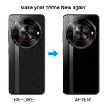 Cover posteriore in vetro con copriobiettivo per ZTE Nubia Focus 4G., For ZTE nubia Focus 4G