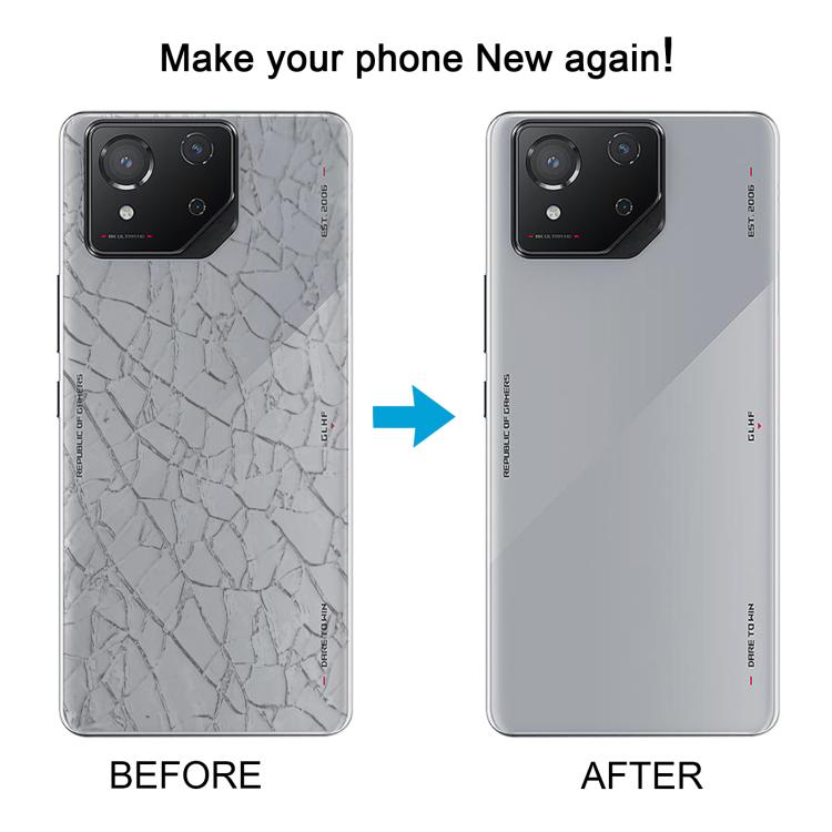 Cover posteriore in vetro originale con adesivo per batteria Asus ROG Phone 8 AI2401., For Asus ROG Phone 8(Original)