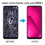 Schermo LCD digitalizzatore completo con cornice per T-Mobile REVVL 8, For T-Mobile REVVL 8(with Frame)