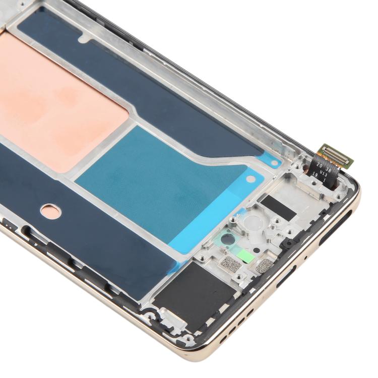 Schermo LCD digitalizzatore originale AMOLED per Infinix Zero 30 4G X6731B, gruppo completo con cornice., For Infinix Zero 30 4G(Original)