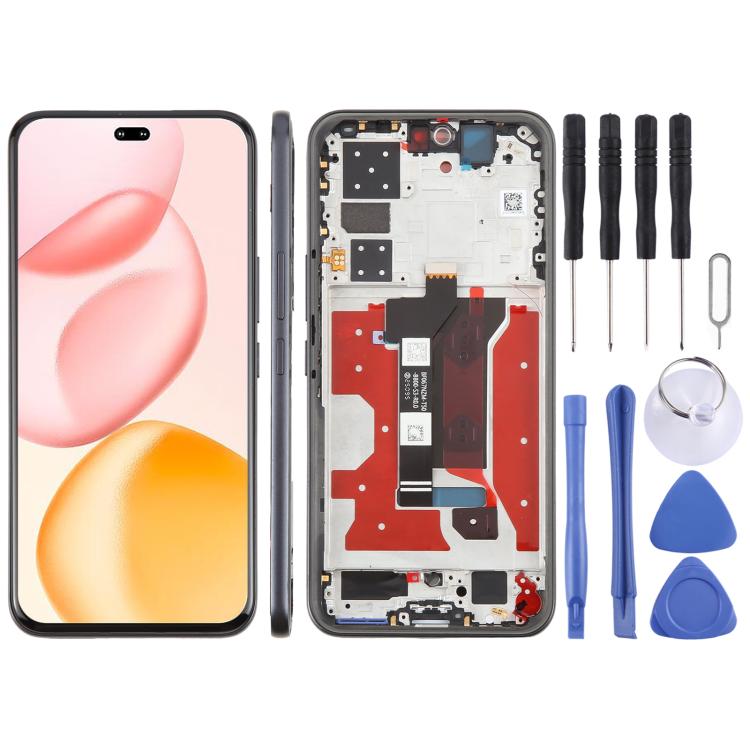 Schermo LCD digitalizzatore completo con cornice per Honor 400 Pro originale., For Honor 400 Pro(Original)