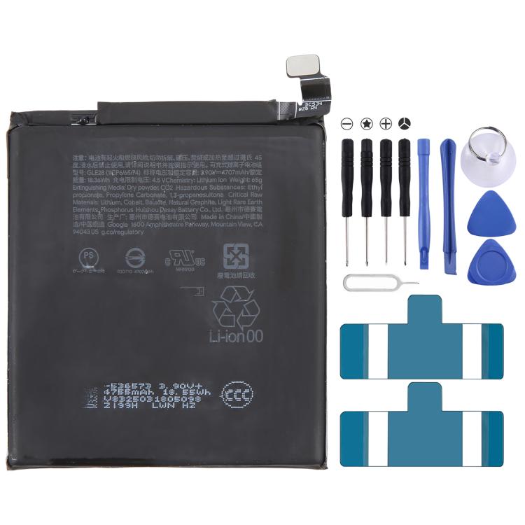 Batteria agli ioni di litio da 4707 mAh per Google Pixel 10 Pro GLE28., For Google Pixel 10 Pro