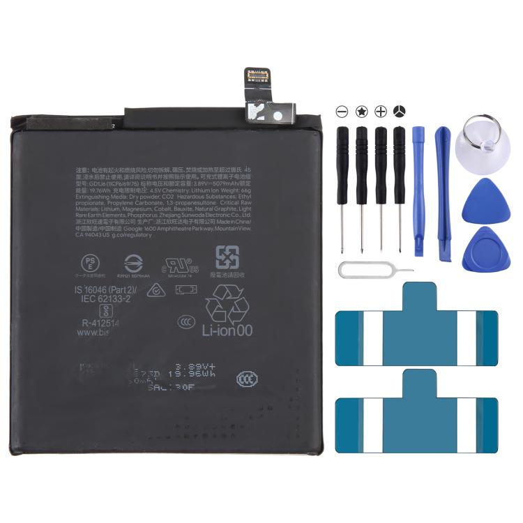 Batteria agli ioni di litio da 5079 mAh per Google Pixel 10 Pro XL GD1J6., For Google Pixel 10 Pro XL