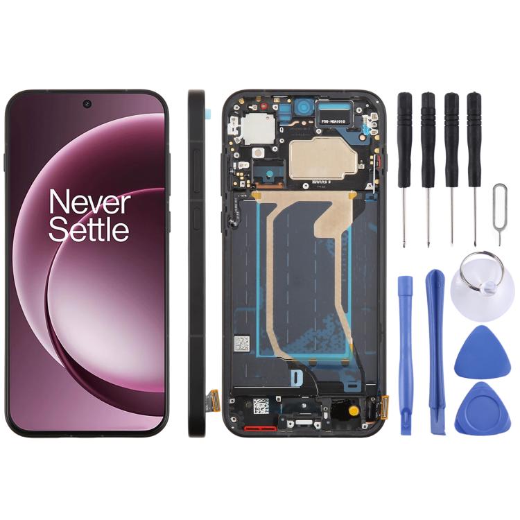 Schermo LCD digitalizzatore completo con cornice per OnePlus 15 CPH2747 CPH2745 PLK110 CPH2749., For OnePlus 15(Original)