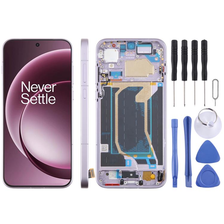 Schermo LCD digitalizzatore completo con cornice per OnePlus 15 CPH2747 CPH2745 PLK110 CPH2749., For OnePlus 15(Original)