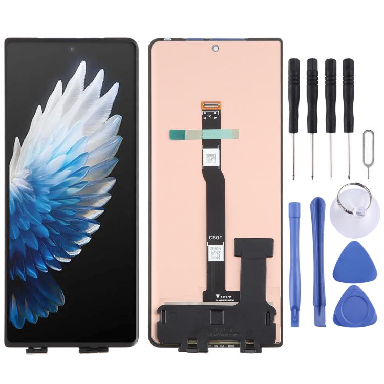 Schermo secondario LCD originale con digitalizzatore per Tecno Phantom V Fold2 AE10, assemblaggio completo., For Tecno Phantom V Fold2(Original Secondary LCD)