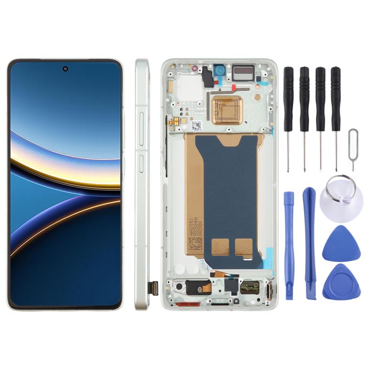 Schermo LCD digitalizzatore completo con cornice per Xiaomi Poco F7 Pro originale, For Xiaomi Poco F7 Pro(Original)
