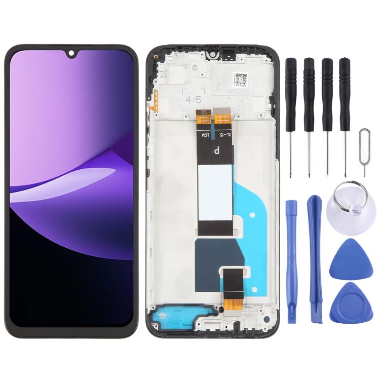 Schermo LCD digitalizzatore completo con cornice per Xiaomi Redmi 15C 5G originale., For Xiaomi Redmi 15C 5G(Original)