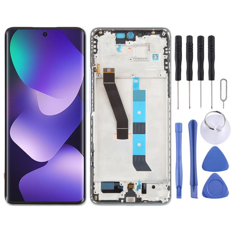Schermo LCD digitalizzatore completo con cornice per Xiaomi Redmi Note 15 5G originale., For Xiaomi Redmi Note 15 5G(Original)