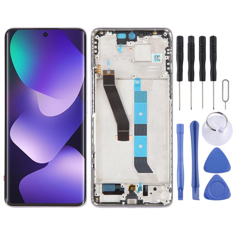Schermo LCD digitalizzatore completo con cornice per Xiaomi Redmi Note 15 5G originale., For Xiaomi Redmi Note 15 5G(Original)