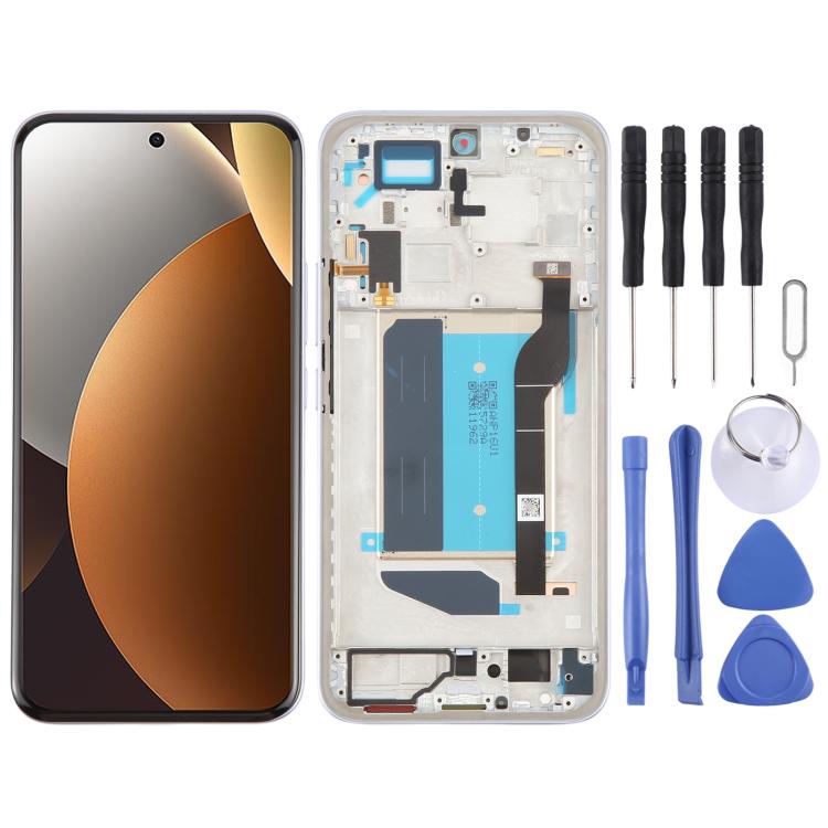 Schermo LCD digitalizzatore completo con cornice per Xiaomi Redmi Note 15 Pro+ originale., For Xiaomi Redmi Note 15 Pro+(Original)