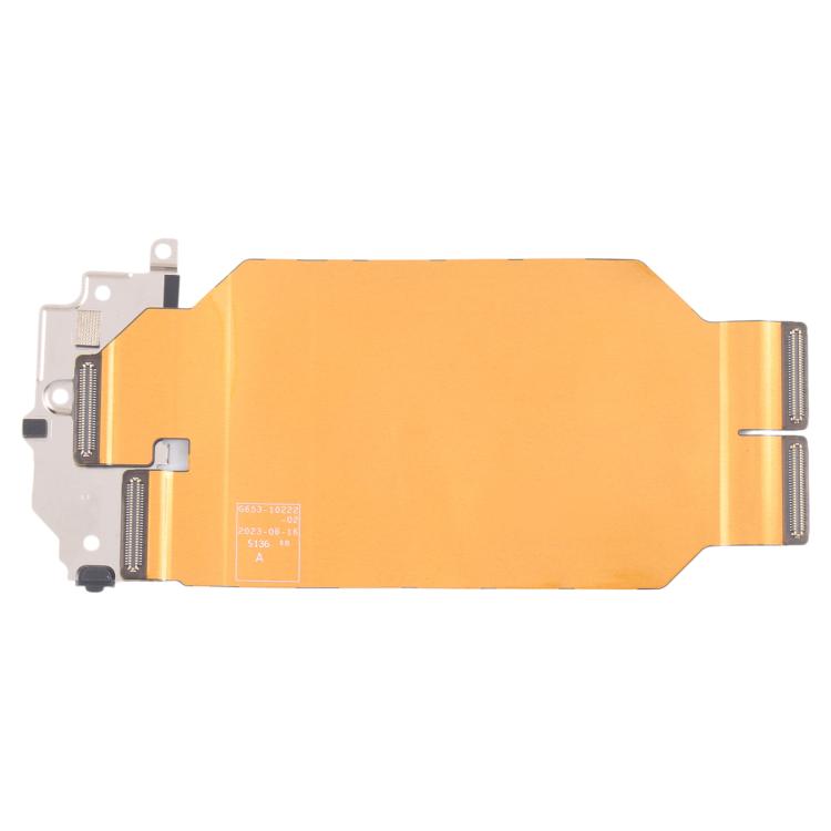 Cavo flessibile con connettore per scheda madre originale Google Pixel 9 e piastra di ferro, For Google Pixel 9(Original with Iron Sheet)