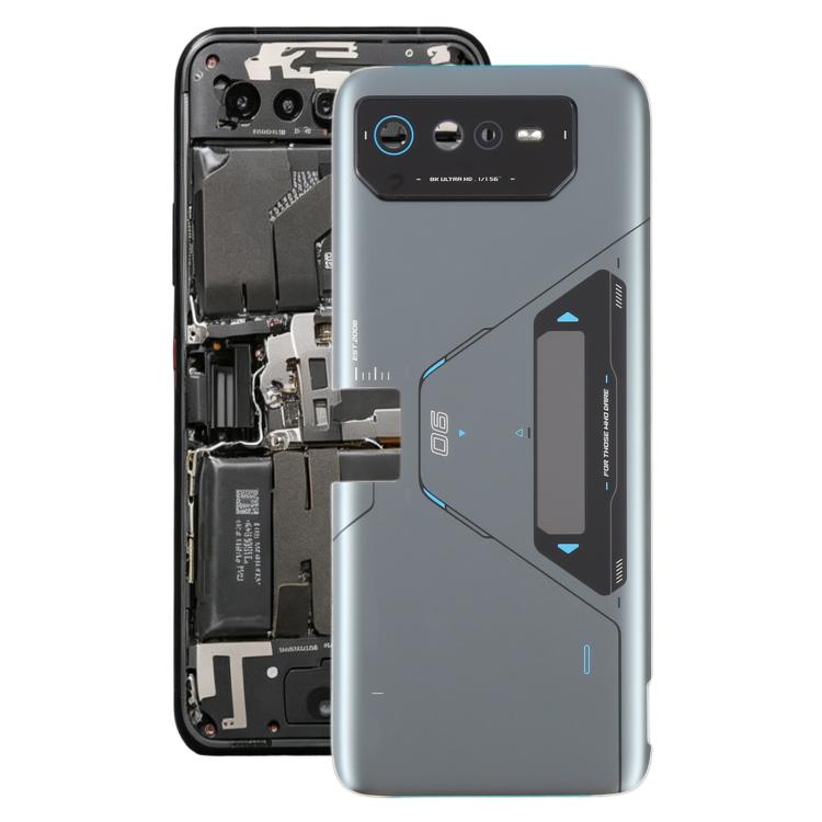 Cover posteriore in vetro originale con display per Asus ROG Phone 6D Ultimate AI2203 AI2203-3E010EU., For Asus ROG Phone 6D Ultimate(Original)