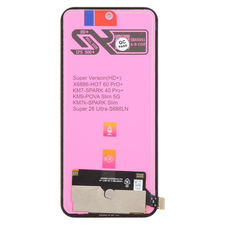 Per Tecno Spark Slim KM7k Schermo LCD TFT con digitalizzatore, assemblaggio completo, For Tecno Spark Slim(TFT)