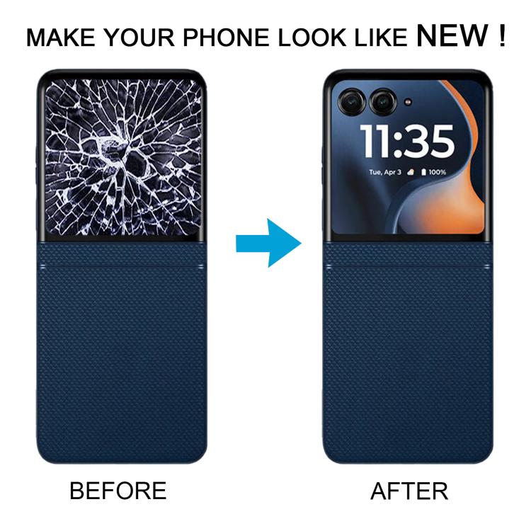 Schermo secondario LCD originale con digitalizzatore per Motorola Razr 60, assemblaggio completo., For Motorola Razr 60(Original,Secondary LCD)