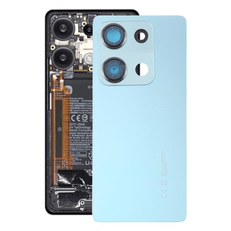 Cover posteriore originale con cornice per obiettivo fotocamera per Xiaomi Redmi Note 14S, For Xiaomi Redmi Note 14S(Original,with Camera Lens), For Xiaomi Redmi Note 14S(Original)