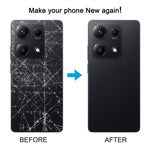 Cover posteriore originale con cornice per obiettivo fotocamera per Xiaomi Redmi Note 14S, For Xiaomi Redmi Note 14S(Original,with Camera Lens), For Xiaomi Redmi Note 14S(Original)