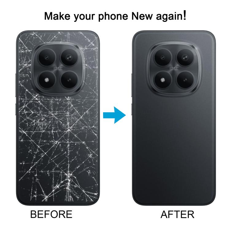 Cover posteriore originale con cornice per obiettivo fotocamera per Xiaomi Redmi Note 15 Pro+ 5G Global., For Xiaomi Redmi Note 15 Pro+ 5G Global(Original,with Camera Lens)