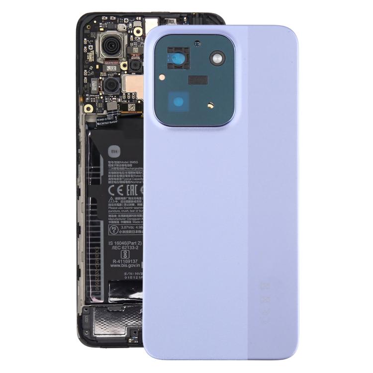 Cover posteriore originale globale per Xiaomi Poco C85 4G 171mm con cornice per obiettivo fotocamera, For Xiaomi Poco C85 4G 171mm Global(Original)