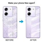 Cover posteriore originale con cornice per obiettivo fotocamera per Xiaomi Poco M7 Pro 5G, For Xiaomi Poco M7 Pro 5G (Original)