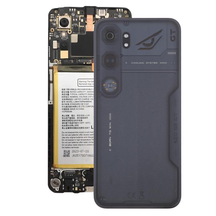Cover posteriore in vetro con adesivo per batteria ZTE nubia Neo 5 GT Z2570N., For ZTE nubia Neo 5 GT