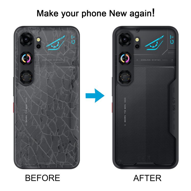 Cover posteriore in vetro con adesivo per batteria ZTE nubia Neo 5 GT Z2570N., For ZTE nubia Neo 5 GT