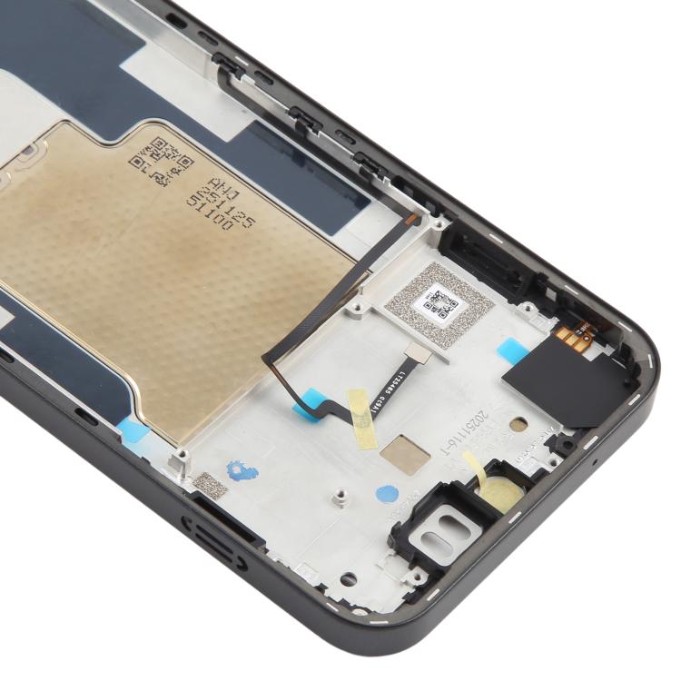 Per ZTE nubia Neo 5 GT Z2570N Cornice centrale con pulsante di accensione/volume, For ZTE nubia Neo 5 GT