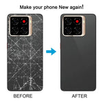 Cover posteriore in plastica con cornice per obiettivo della fotocamera per ZTE Blade A56 Z2473., For ZTE Blade A56