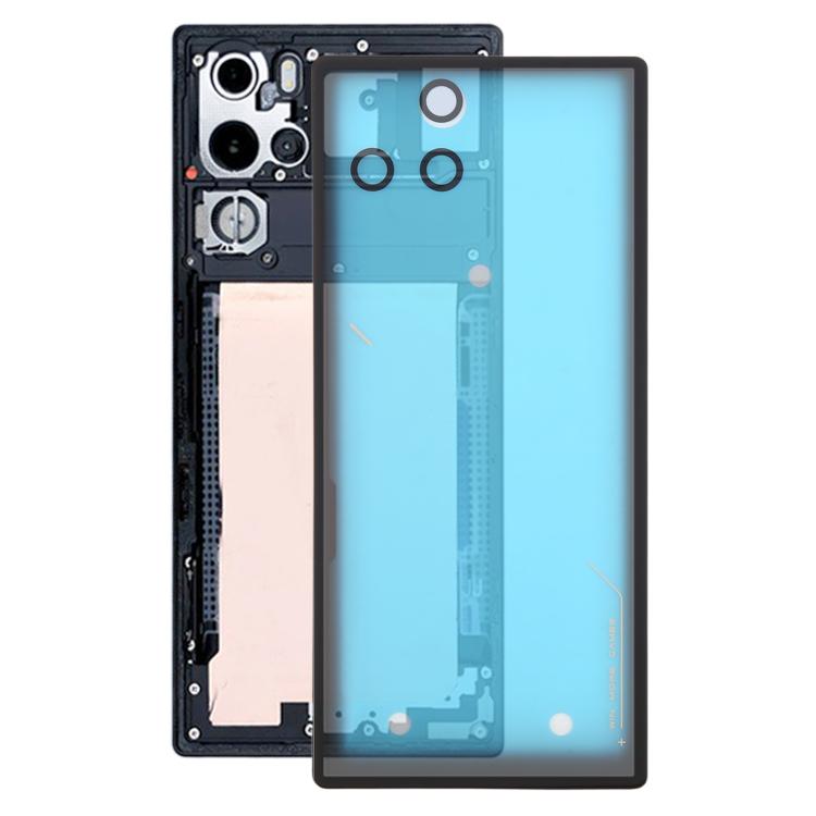 Cover posteriore in vetro per batteria ZTE nubia RedMagic 11 Pro+ NX809J, For ZTE nubia RedMagic 11 Pro+(Transparent Black), For ZTE nubia RedMagic 11 Pro+