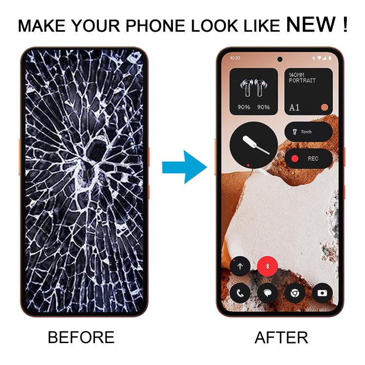 Schermo LCD digitalizzatore originale For Nothing CMF Phone 2 Pro A001, gruppo completo con cornice, For Nothing CMF Phone 2 Pro(Original)
