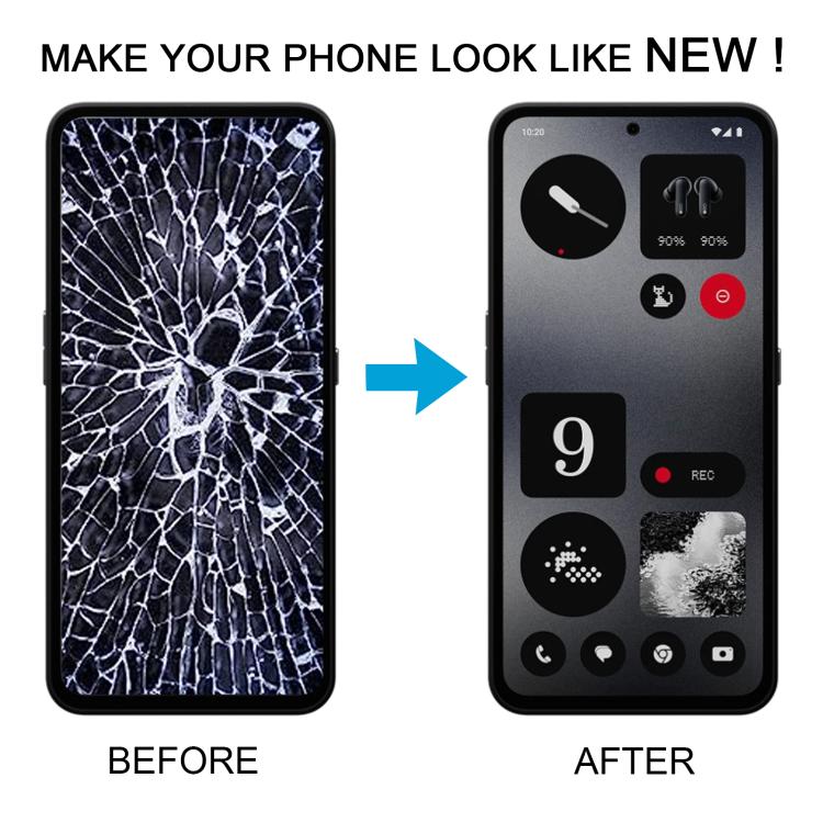 Assemblaggio completo del telefono CMF Phone 1 A015 con schermo OLED LCD e digitalizzatore., For Nothing CMF Phone 1 A015(OLED)