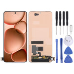 Schermo LCD originale con digitalizzatore, assemblaggio completo, per OPPO Find X8 Ultra PKJ110 PKU110, incluso cavo flessibile per lettore di impronte digitali.