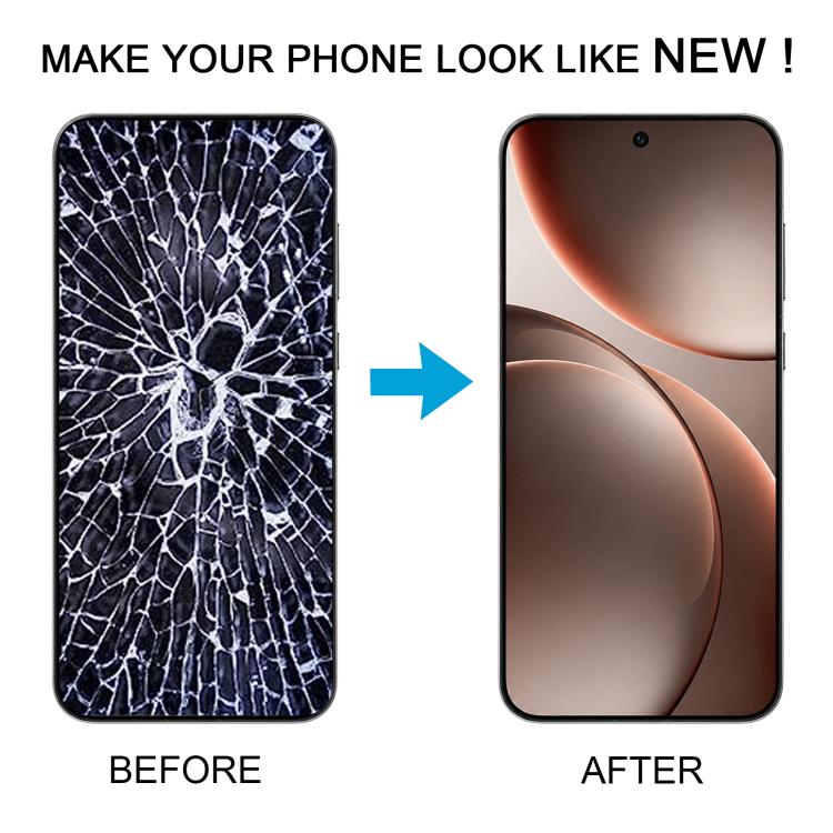 Schermo LCD originale OPPO Find X9 CPH2797 PLJ110 con digitalizzatore, assemblaggio completo incluso, cavo flessibile per lettore di impronte digitali.