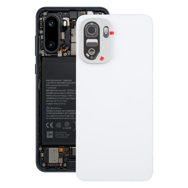 Cover posteriore in vetro originale con cornice per fotocamera e adesivo per OnePlus Ace 6 PLQ110, For OnePlus Ace 6(Original)