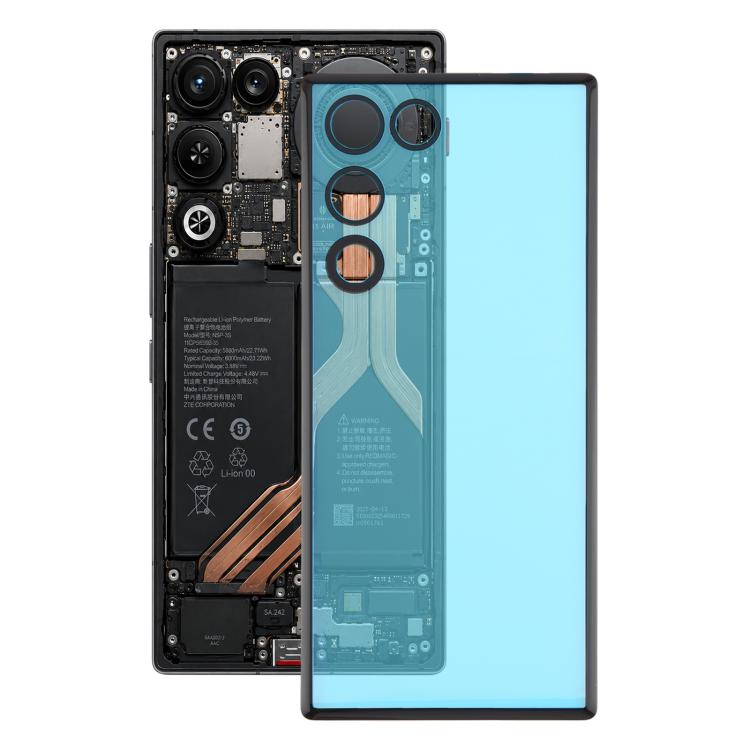 Cover posteriore in vetro adesivo per ZTE nubia RedMagic 11 Air NX799J., For ZTE nubia RedMagic 11 Air