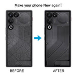 Cover posteriore in vetro adesivo per ZTE nubia RedMagic 11 Air NX799J., For ZTE nubia RedMagic 11 Air