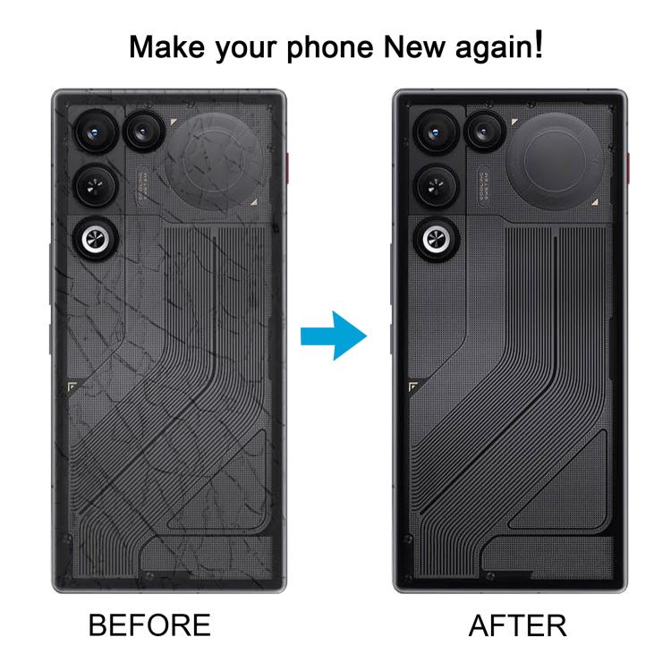 Cover posteriore in vetro adesivo per ZTE nubia RedMagic 11 Air NX799J., For ZTE nubia RedMagic 11 Air