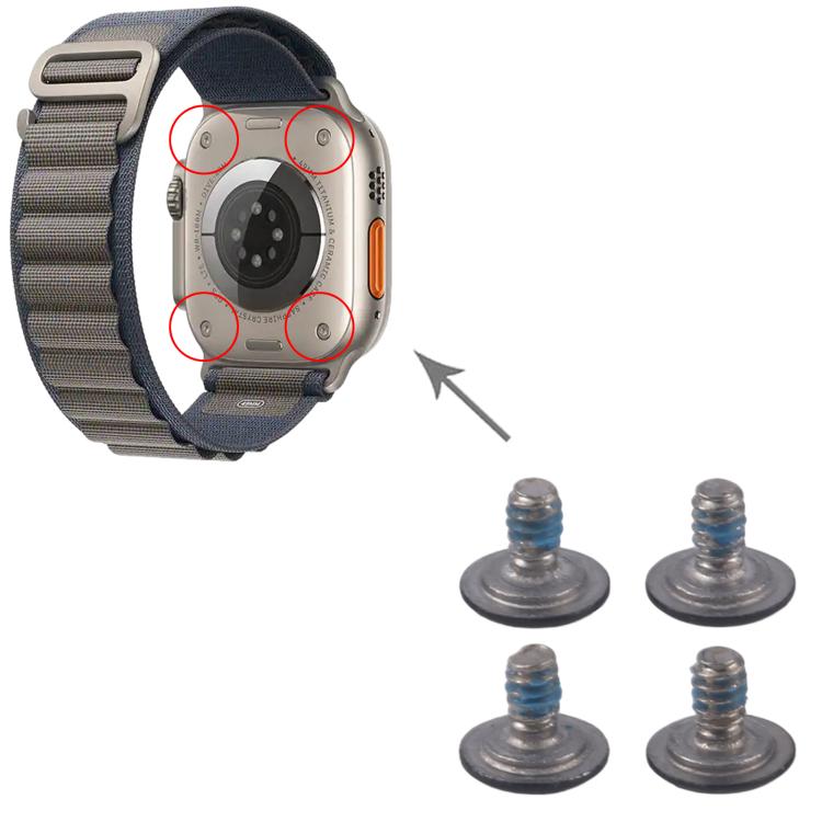 Set di viti per il coperchio inferiore da 49 mm per Apple Watch Ultra 3 / Ultra 2, For Apple Watch Ultra 3 / Ultra 2 49mm