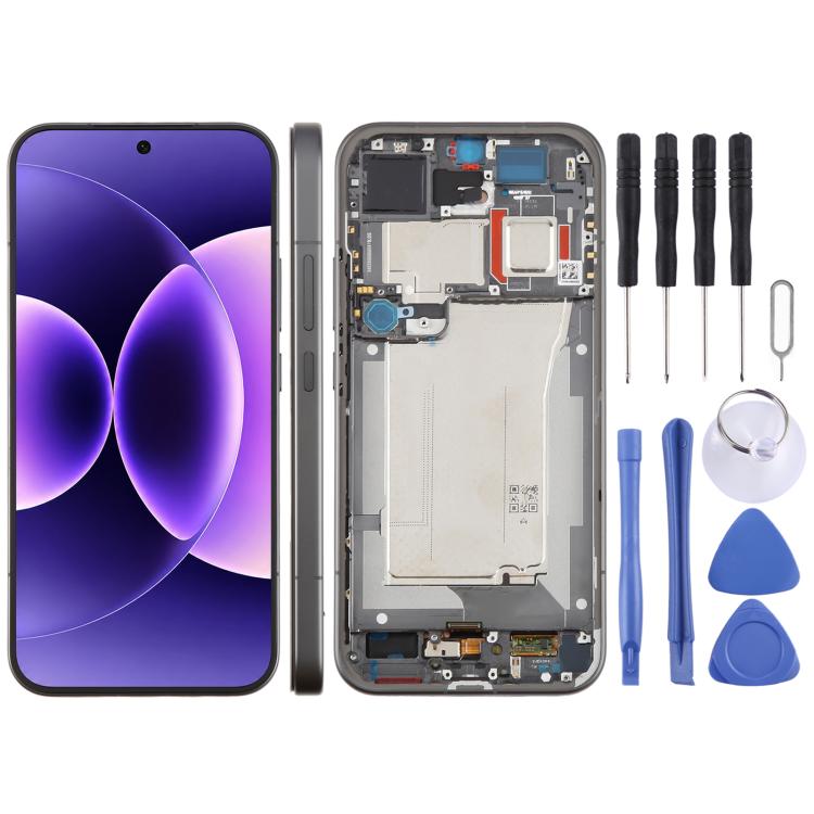 Schermo LCD originale con digitalizzatore e cornice per Xiaomi 17 Pro Max., For Xiaomi 17 Pro Max(Original)
