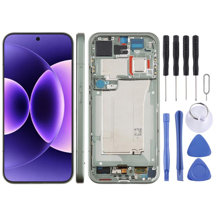 Schermo LCD originale con digitalizzatore e cornice per Xiaomi 17 Pro Max.