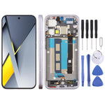Schermo LCD digitalizzatore completo con cornice per Xiaomi Poco F8 Pro originale