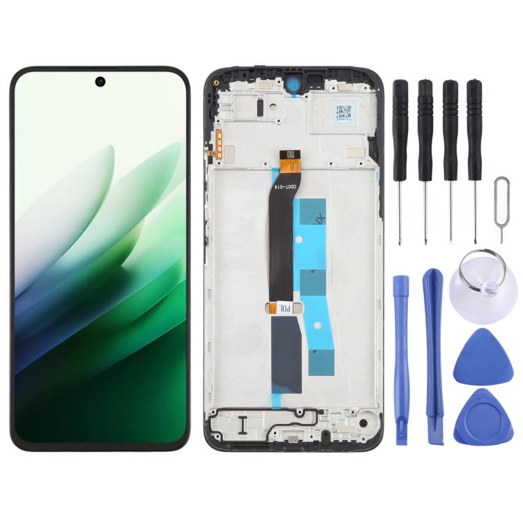 Schermo LCD originale con digitalizzatore e cornice per Redmi 15 4G.