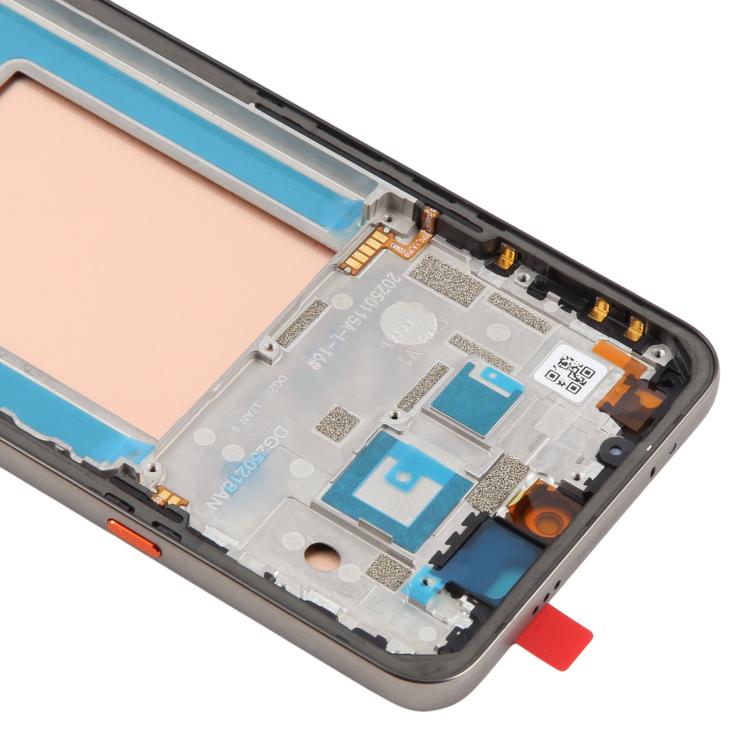 Schermo LCD digitalizzatore completo con cornice per Tecno Camon 40 Premier CM8 originale.