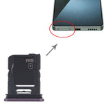Vassoio originale per scheda SIM + vassoio per scheda Micro SD per Sony Xperia 1 VII, For Sony Xperia 1 VII(Original)