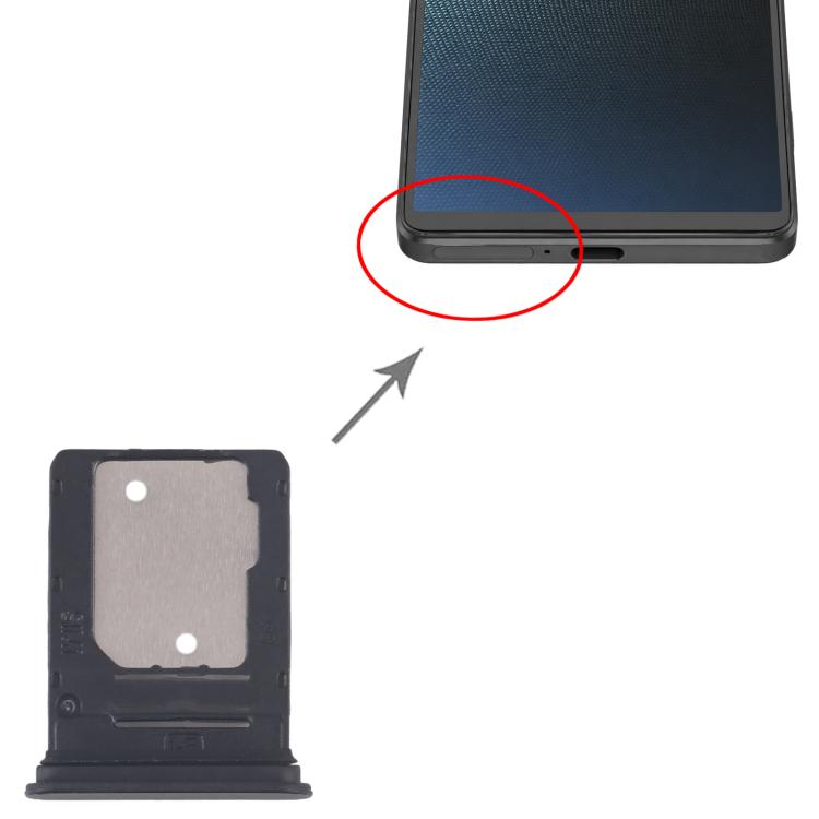 Vassoio originale per scheda SIM + vassoio per scheda Micro SD per Sony Xperia 1 V, For Sony Xperia 1 V(Original)